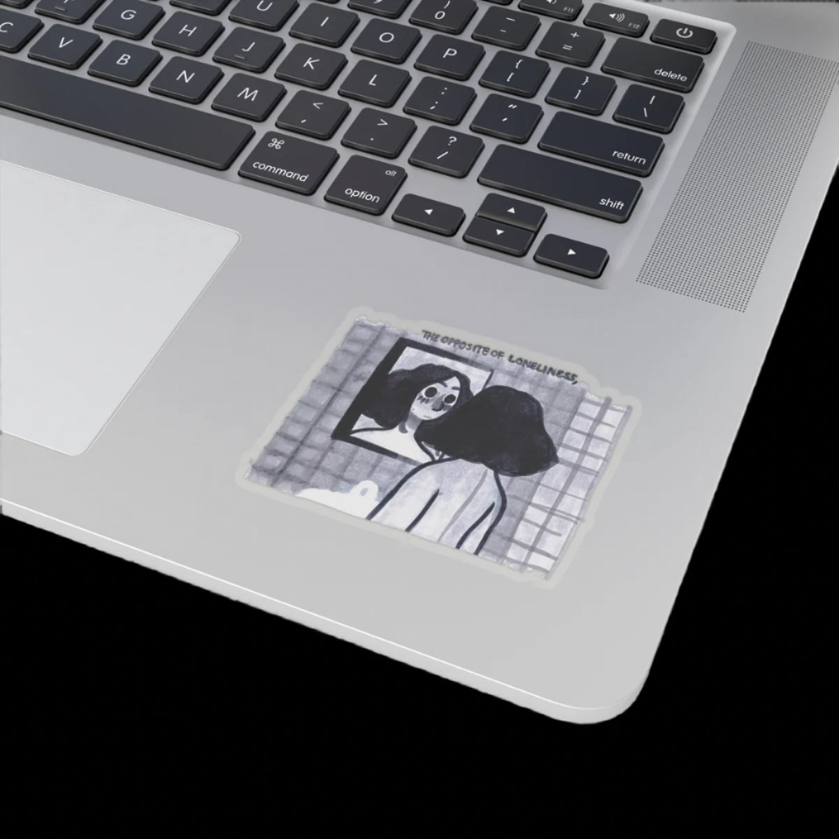 "THE OPPOSITE OF LONELINESS" (2018) Kiss-Cut Sticker