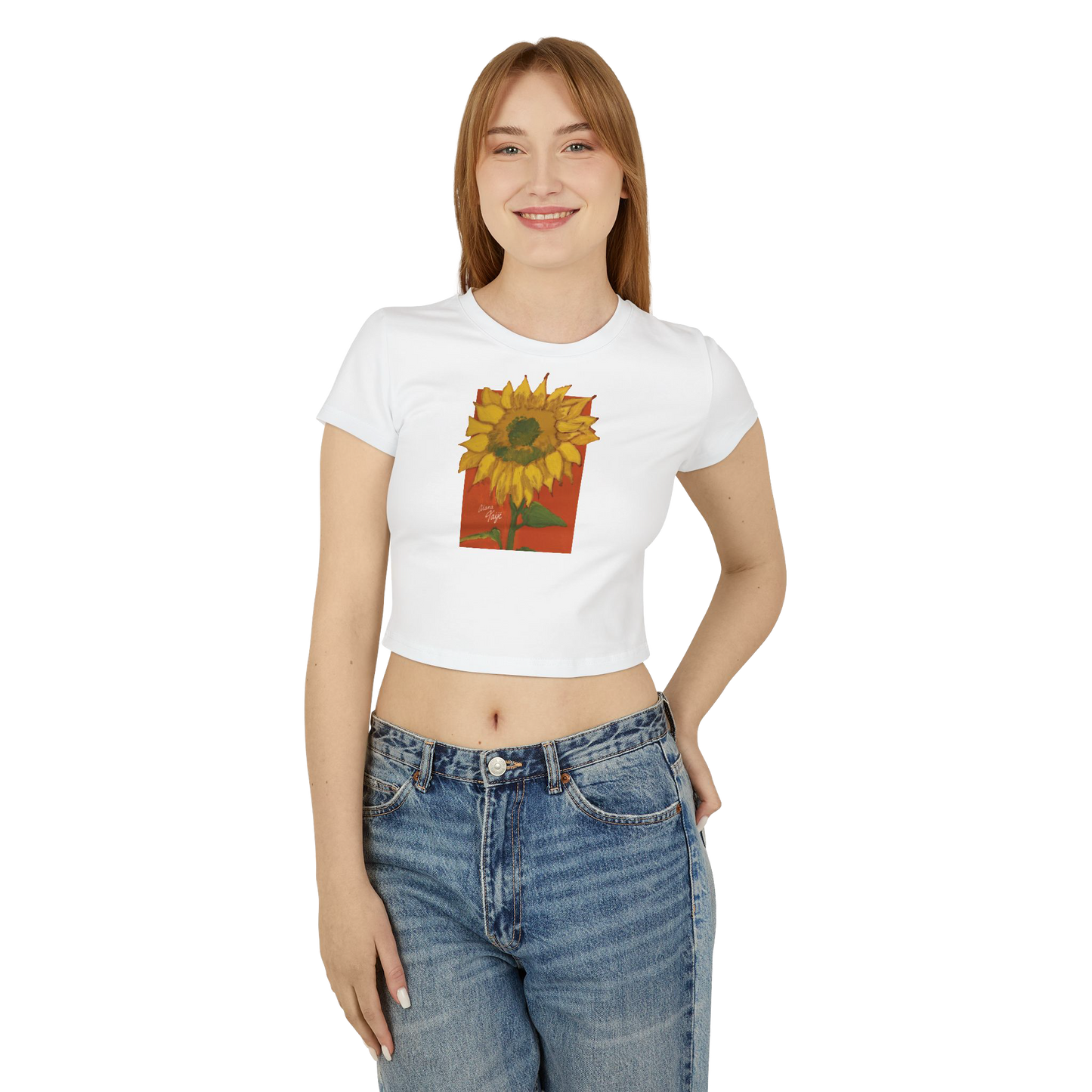 "DEL SOL" (2018) Cropped Cotton Tee