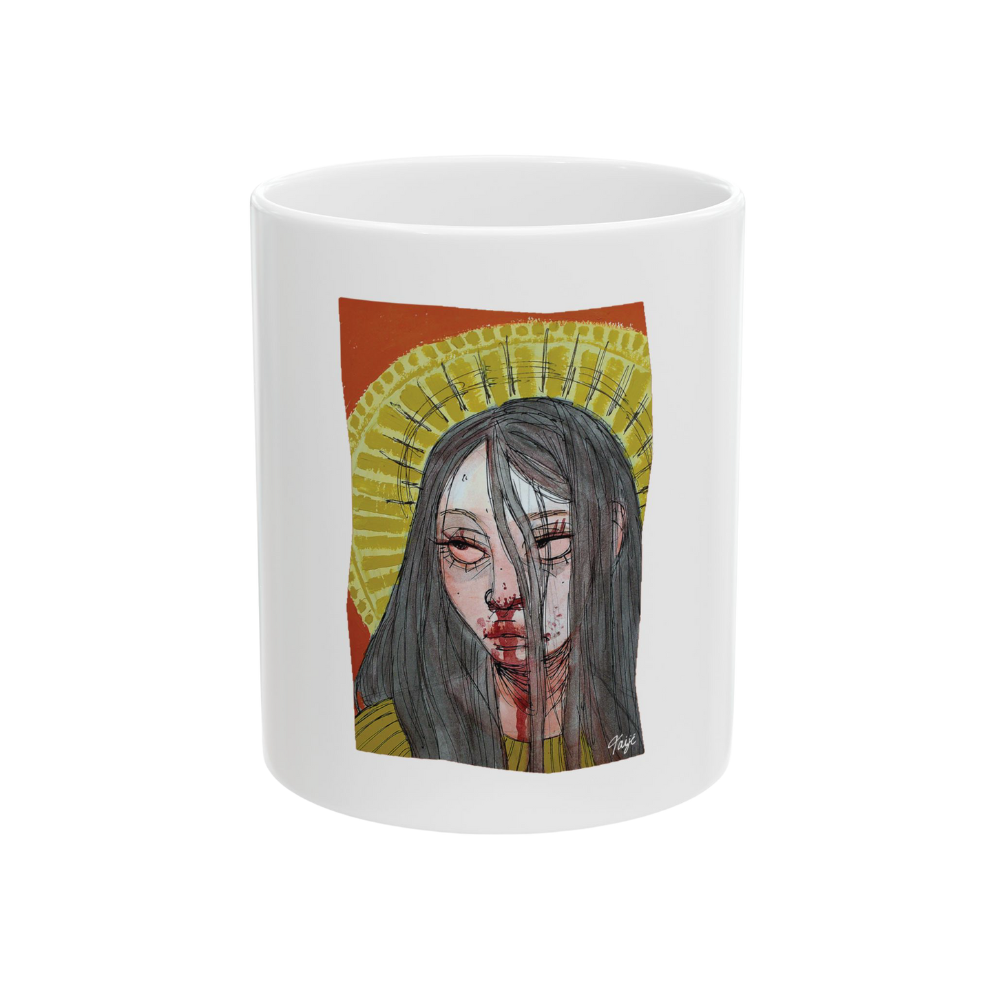 "FALSE IDOL" (2018) 11oz White Ceramic Mug
