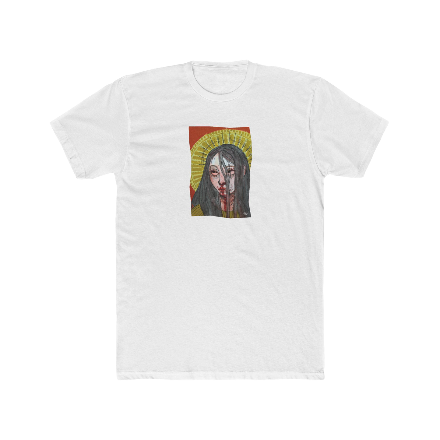 "FALSE IDOL" (2018) Masc-Fit Cotton Crew Tee