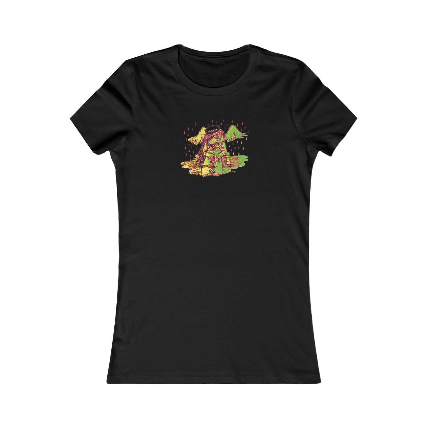 "INTIMACY ANGEL" (2019) Femme-Fit Cotton Crew Tee