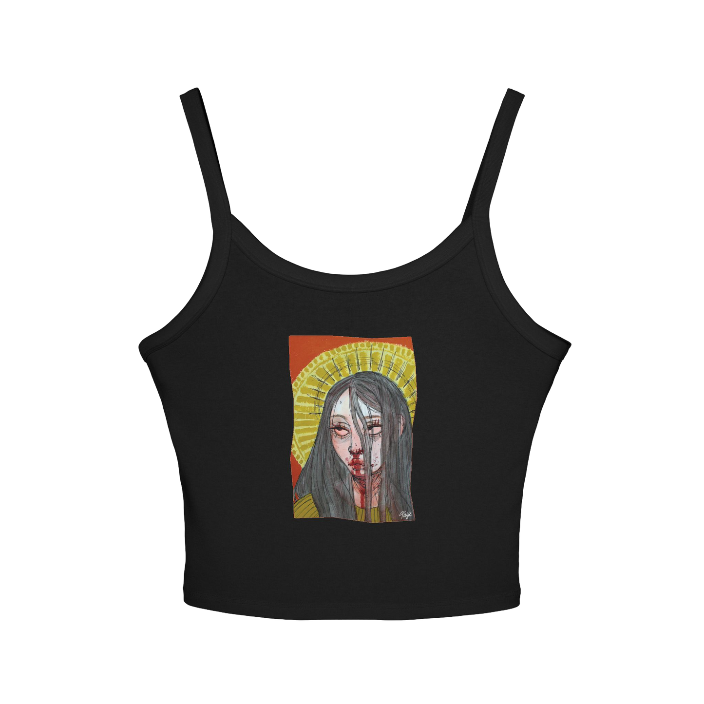 "FALSE IDOL" (2018) Spaghetti Strap Tank Top