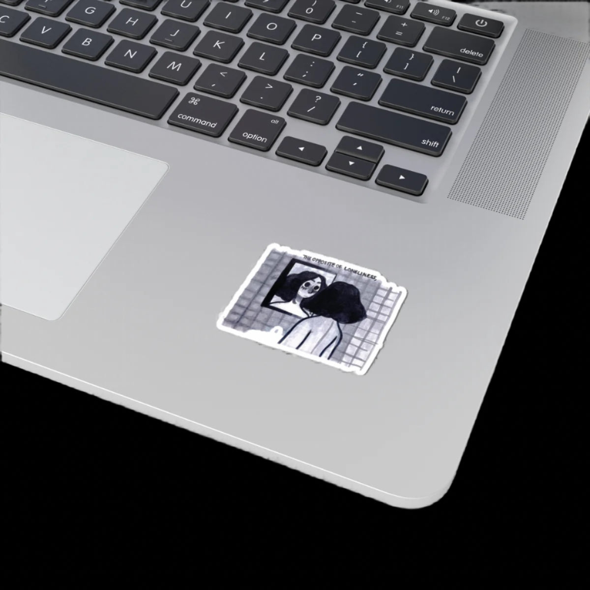 "THE OPPOSITE OF LONELINESS" (2018) Kiss-Cut Sticker