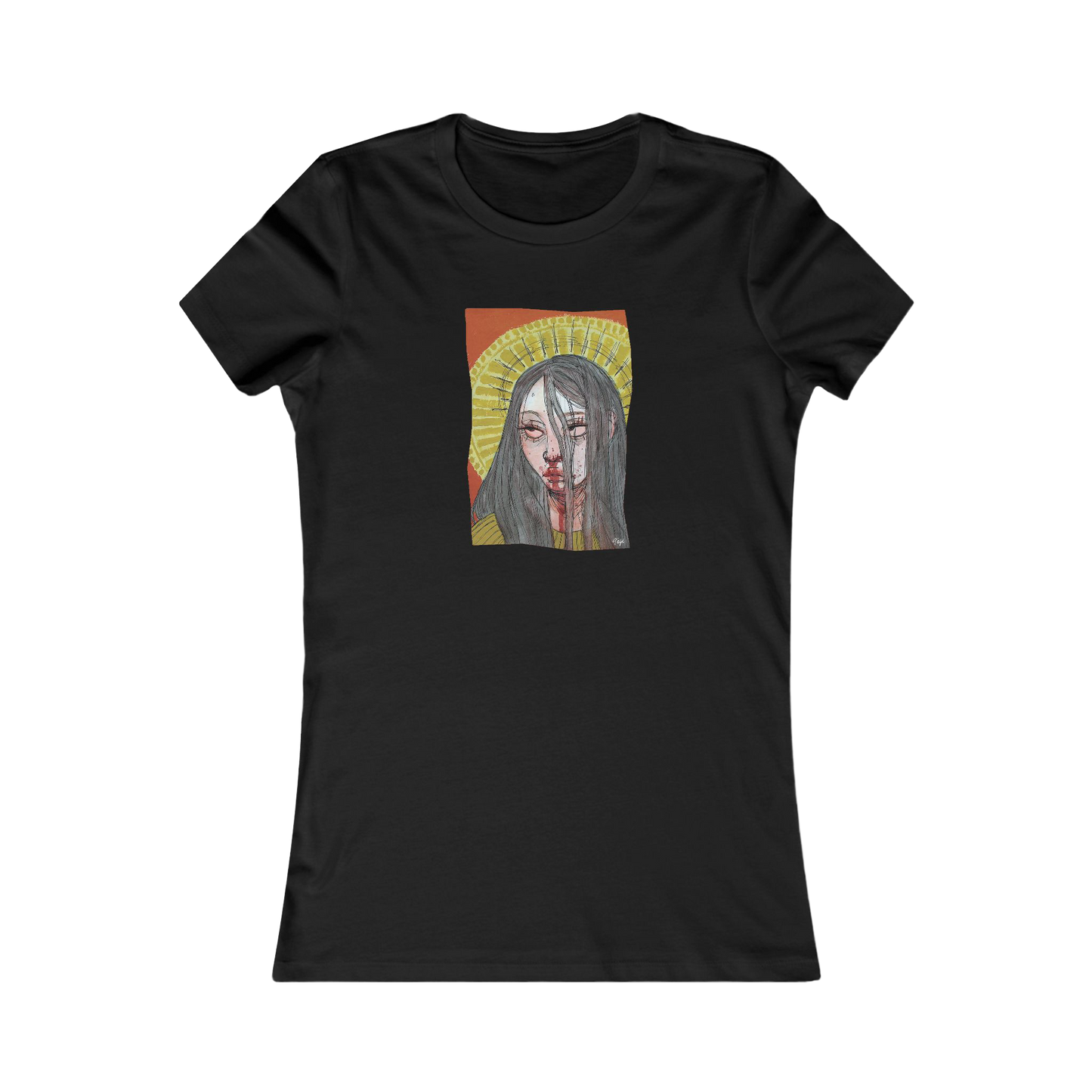 "FALSE IDOL" (2018) Femme-Fit Cotton Crew Tee