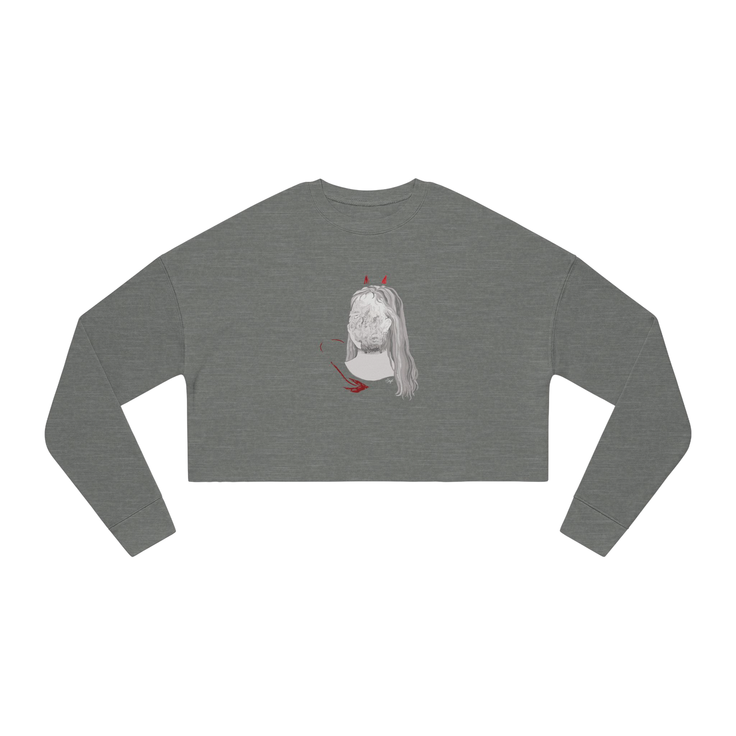 "BLOWN AWAY" (2019) Boxy Cropped Long Sleeve