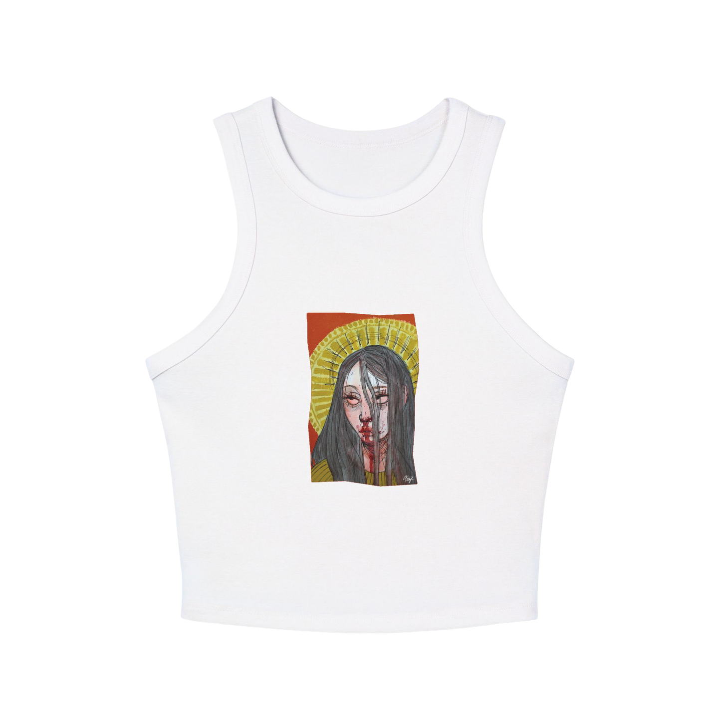 "FALSE IDOL" (2018) Racer Tank