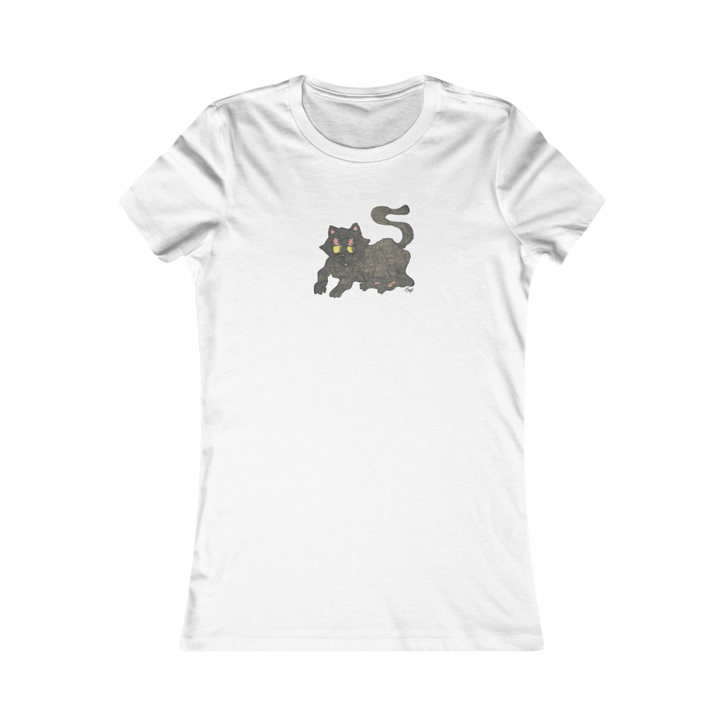 "GATO" (2019) Femme-Fit Cotton Crew Tee