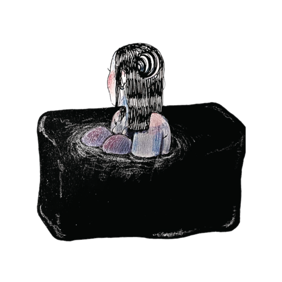 "SINK OR SWIM" (2018) Kiss-Cut Sticker