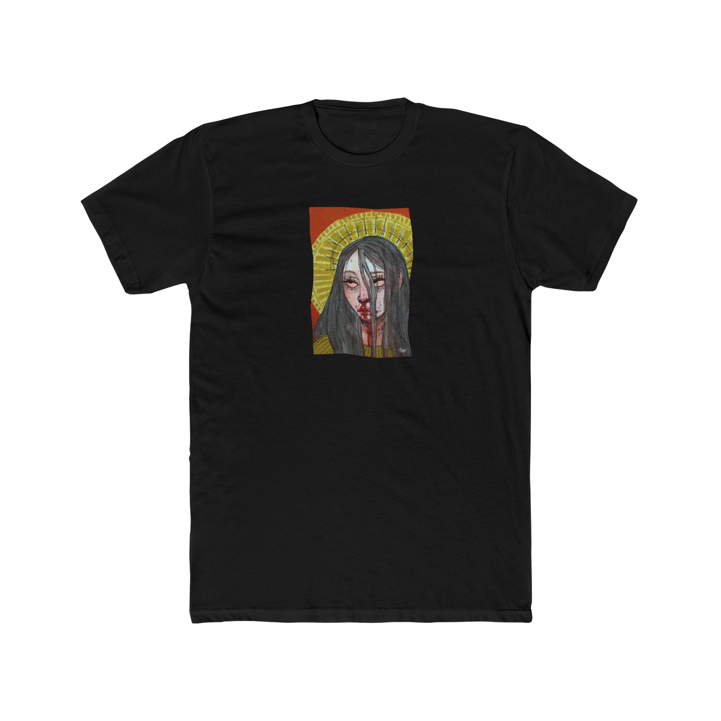 "FALSE IDOL" (2018) Masc-Fit Cotton Crew Tee