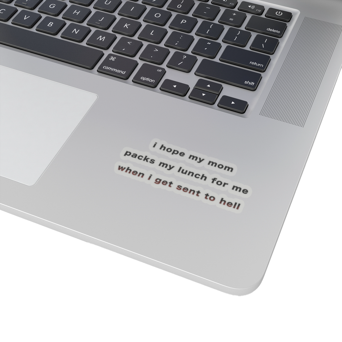 "MOMMY, PACK MY LUNCH" (2017) Kiss-Cut Sticker