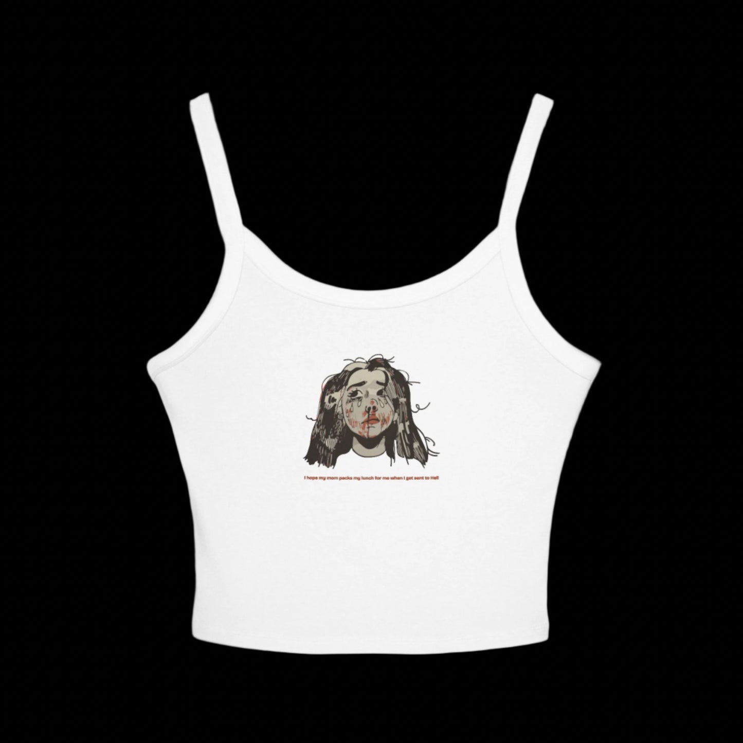 "MOMMY, PACK MY LUNCH" (2017) Spaghetti Strap Tank Top