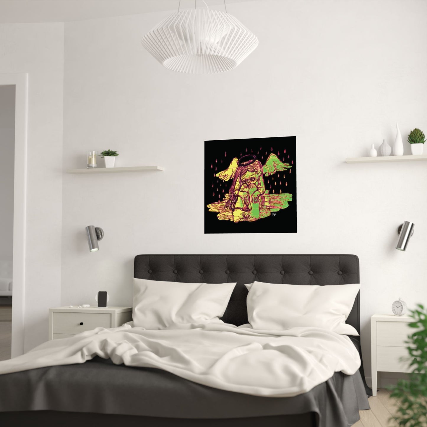 "INTIMACY ANGEL" (2019) Satin Poster