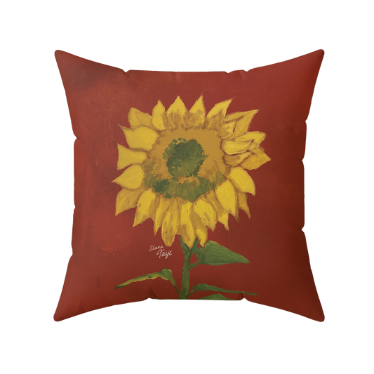 "DEL SOL" (2018) Faux Suede Square Pillow