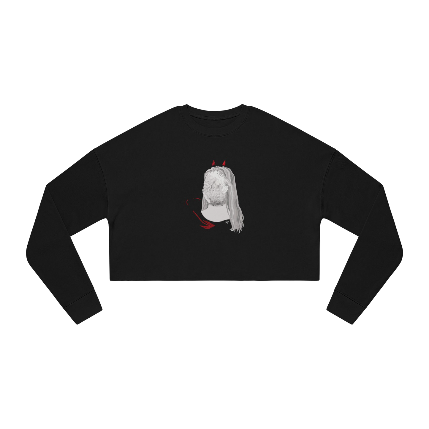 "BLOWN AWAY" (2019) Boxy Cropped Long Sleeve