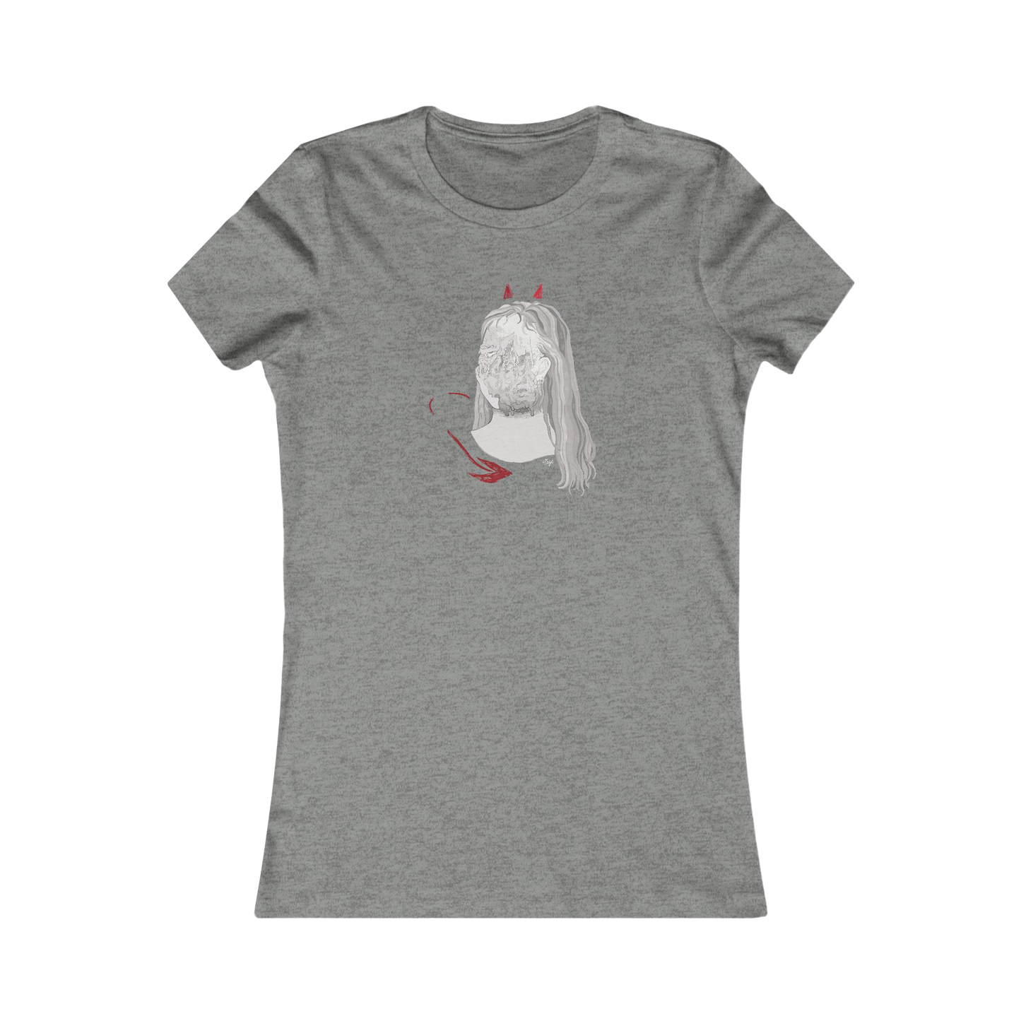 "BLOWN AWAY" (2019) Femme-Fit Cotton Crew Tee