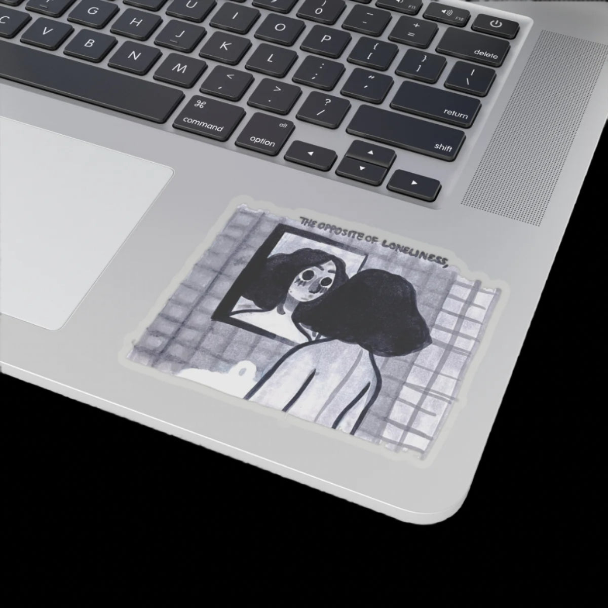 "THE OPPOSITE OF LONELINESS" (2018) Kiss-Cut Sticker