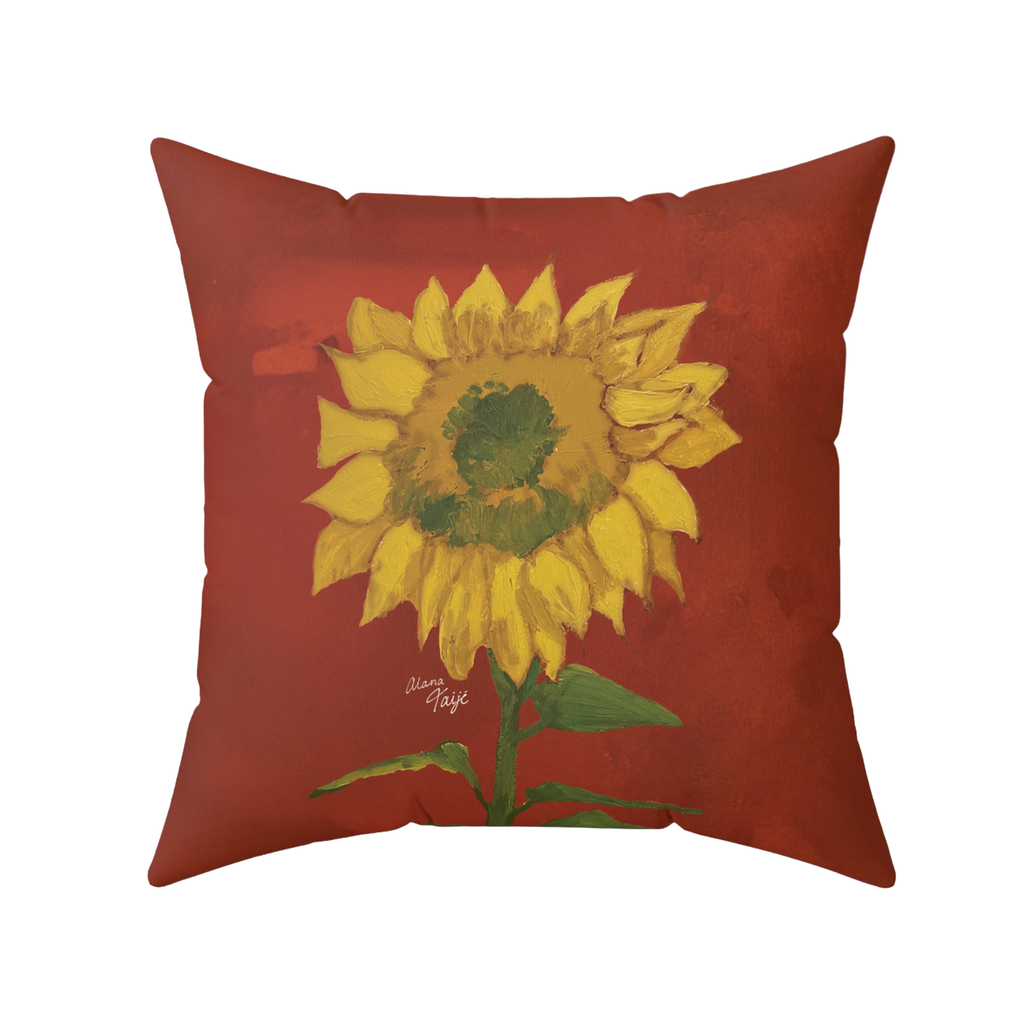 "DEL SOL" (2018) Faux Suede Square Pillow