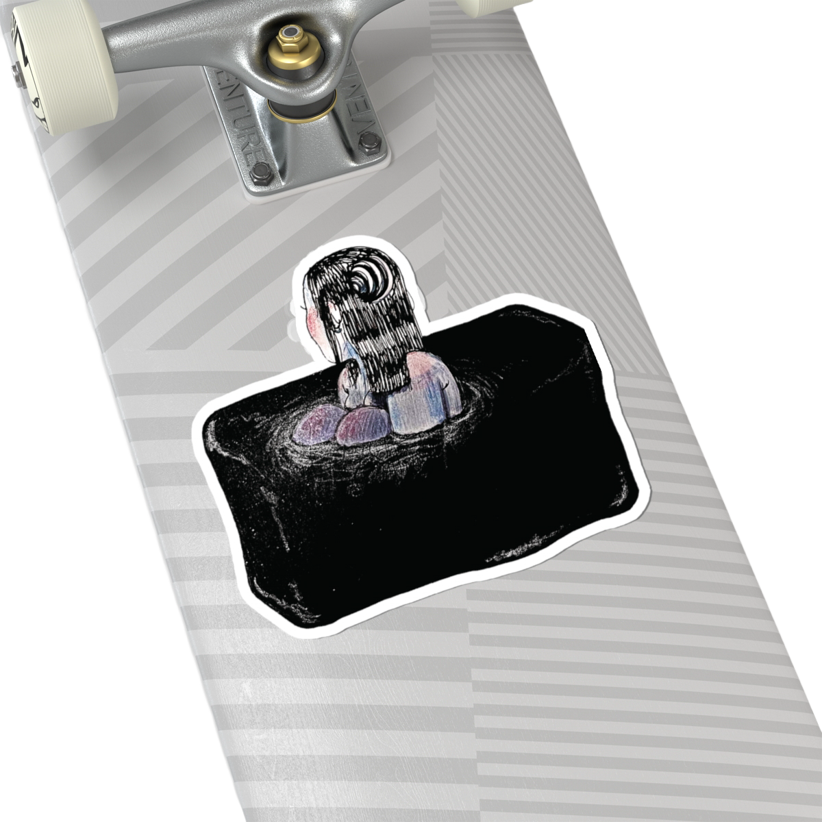 "SINK OR SWIM" (2018) Kiss-Cut Sticker