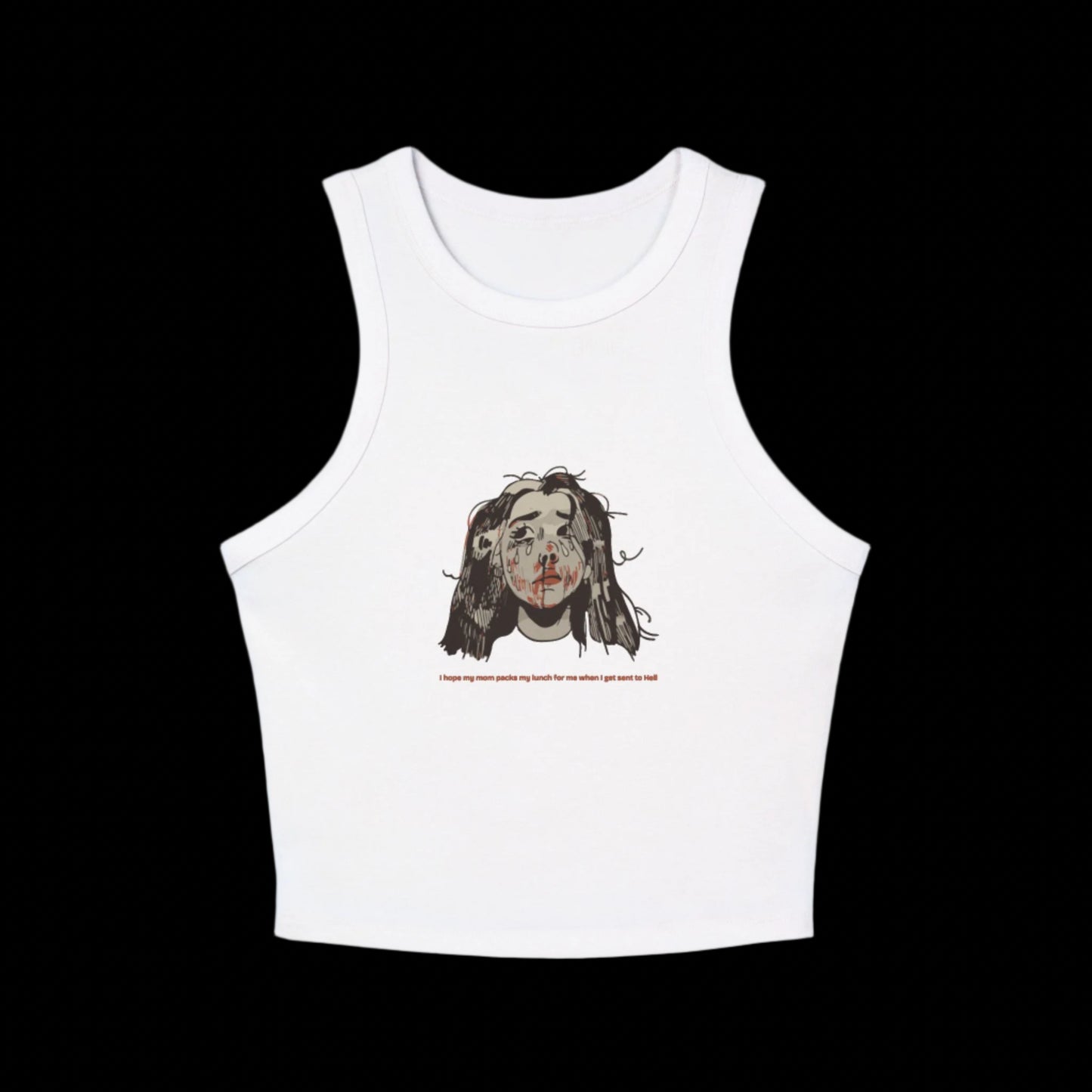 "MOMMY, PACK MY LUNCH" (2017) Racer Tank