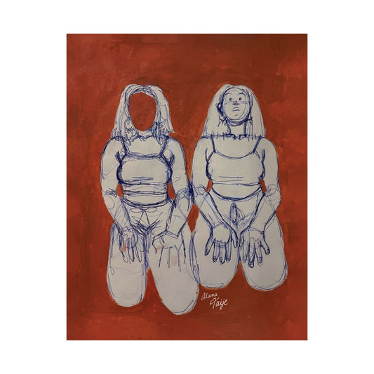 "SIN TITOLO" (2017) Satin Poster