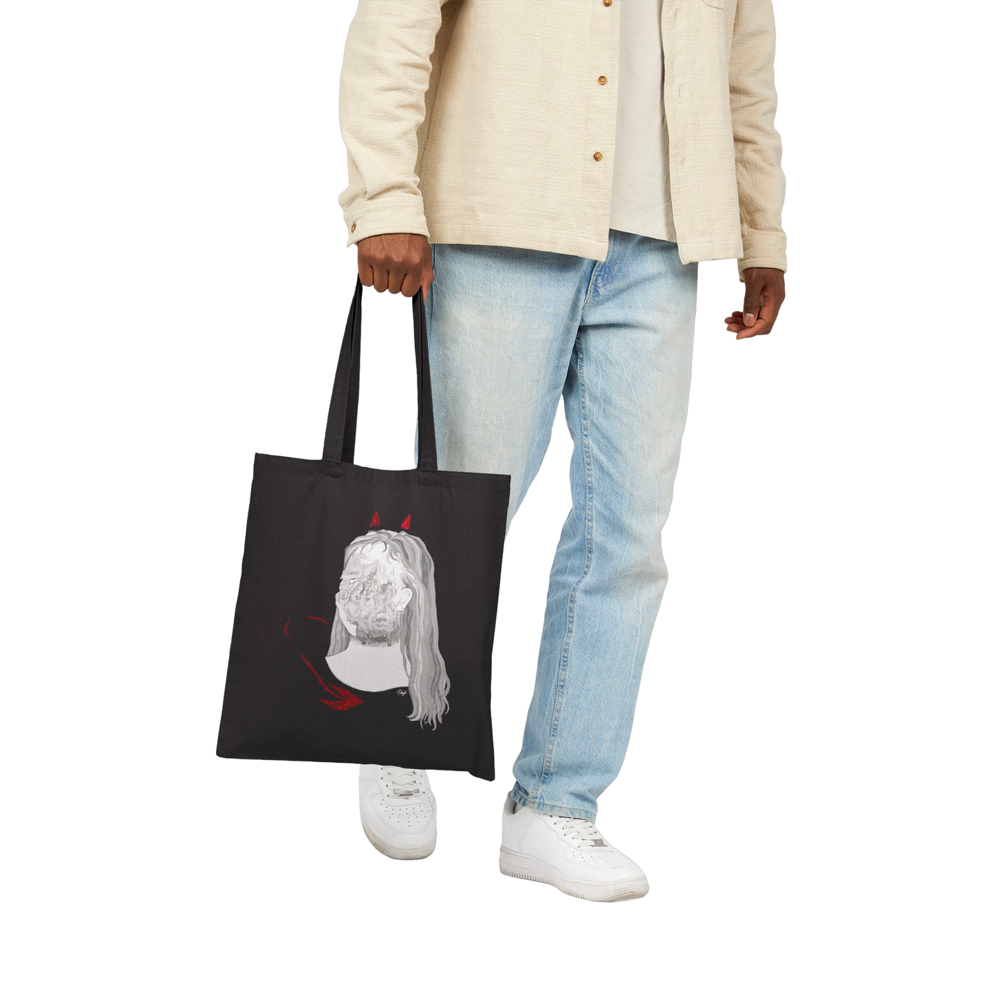 "BLOWN AWAY" (2019) Cotton Tote Bag