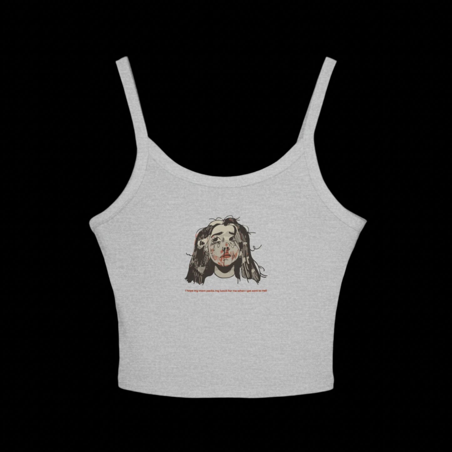"MOMMY, PACK MY LUNCH" (2017) Spaghetti Strap Tank Top