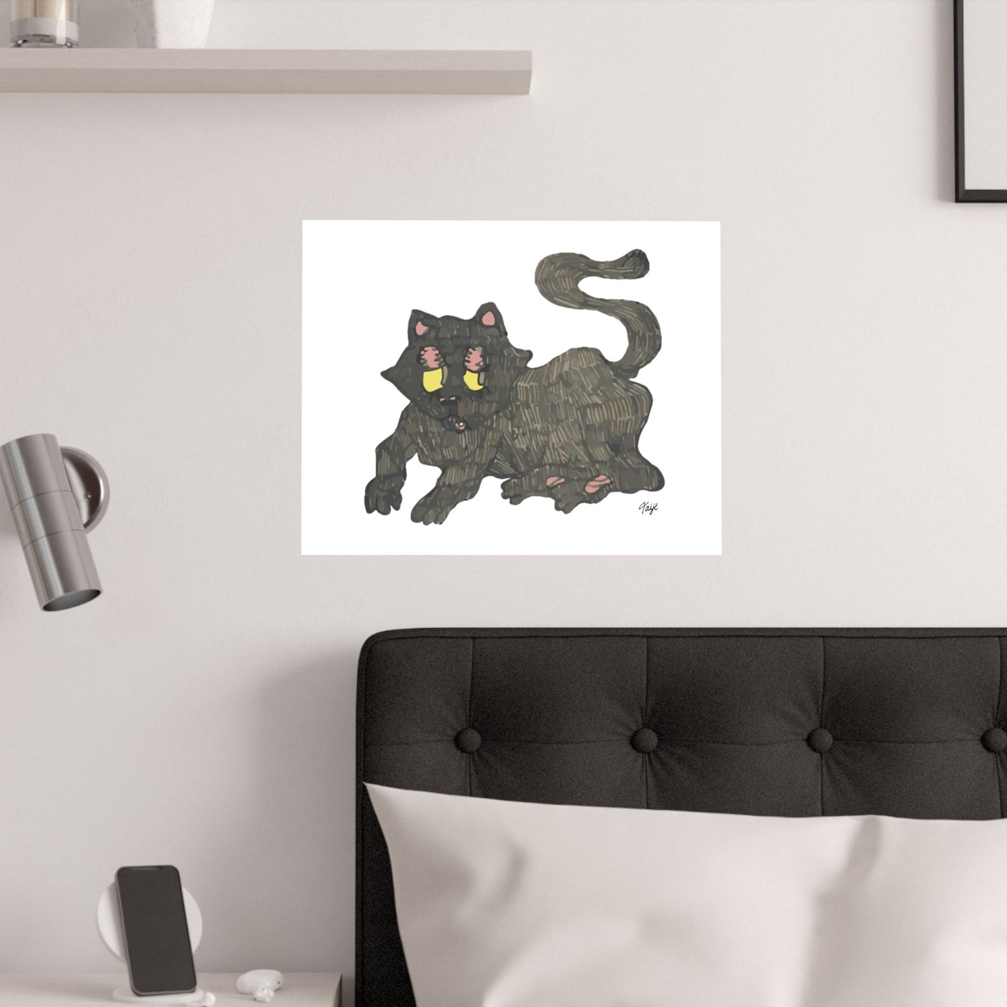 "GATO" (2019) Satin Poster