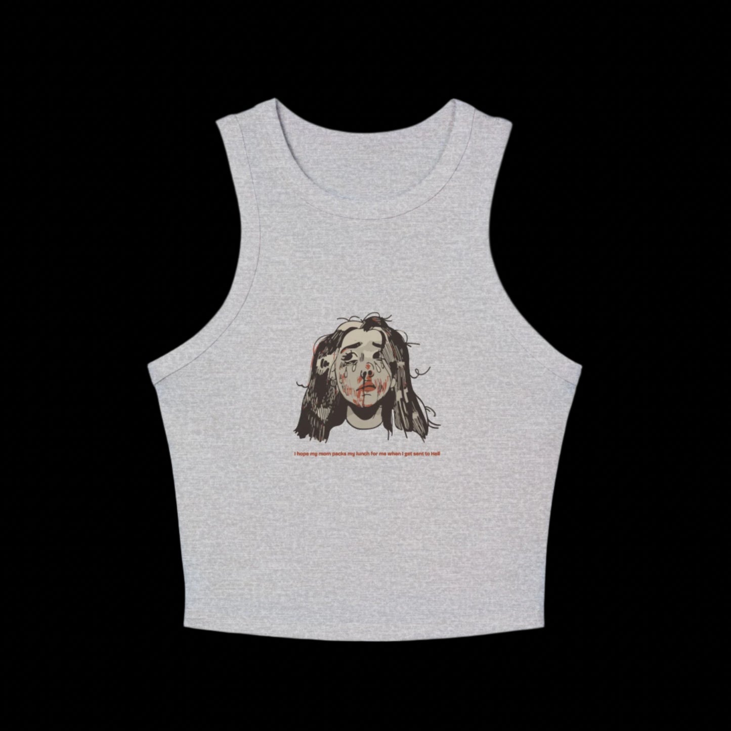 "MOMMY, PACK MY LUNCH" (2017) Racer Tank