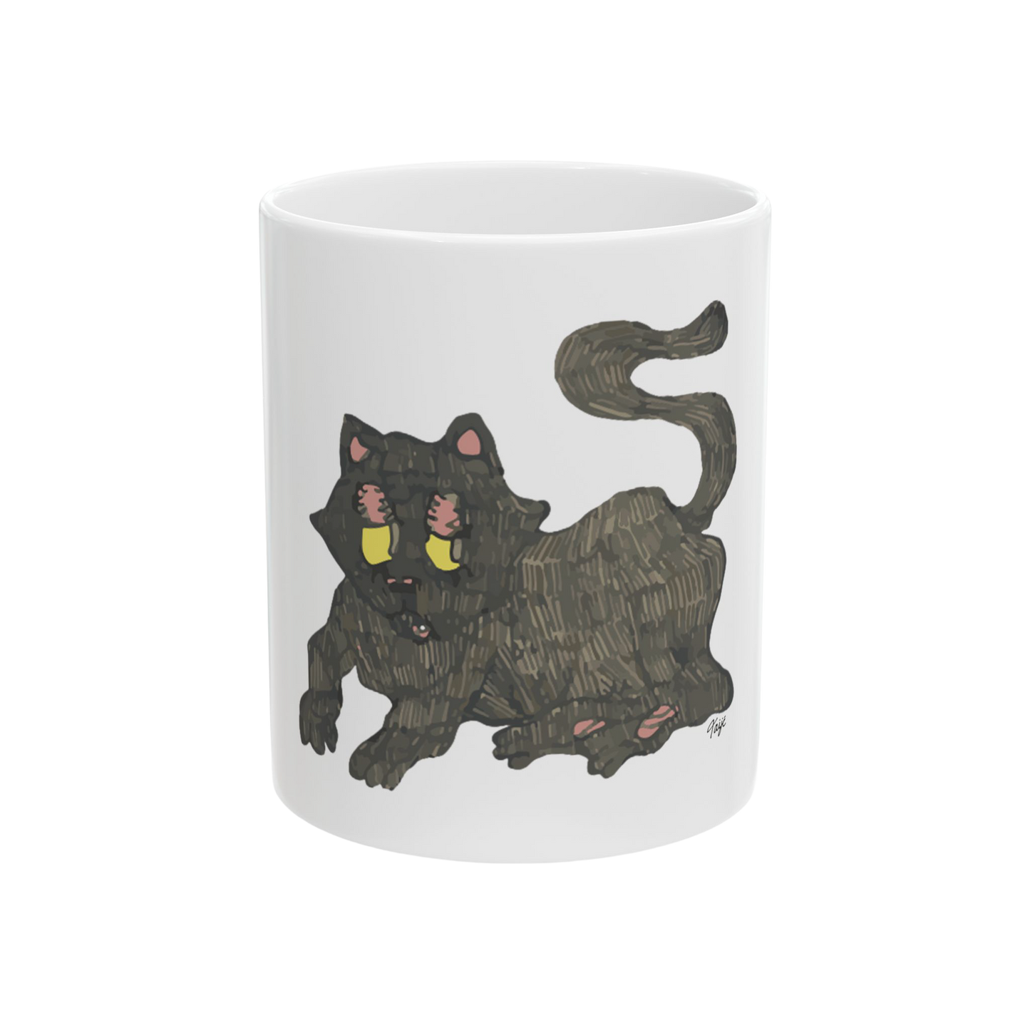 "GATO" (2019) 11oz White Ceramic Mug