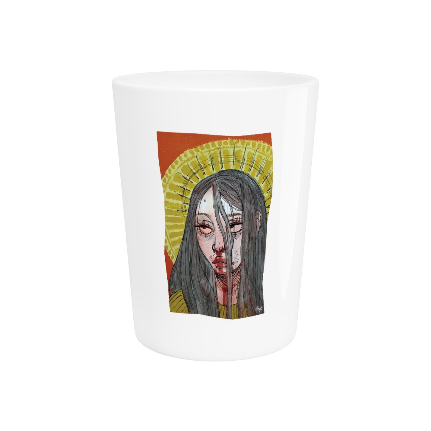 "FALSE IDOL" (2018) Ceramic Shot Glass