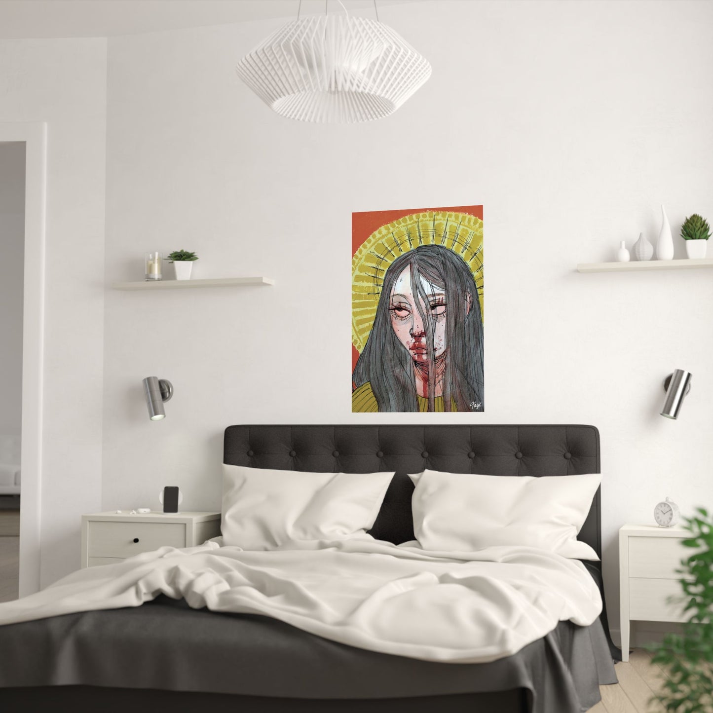 "FALSE IDOL" (2018) Satin Poster