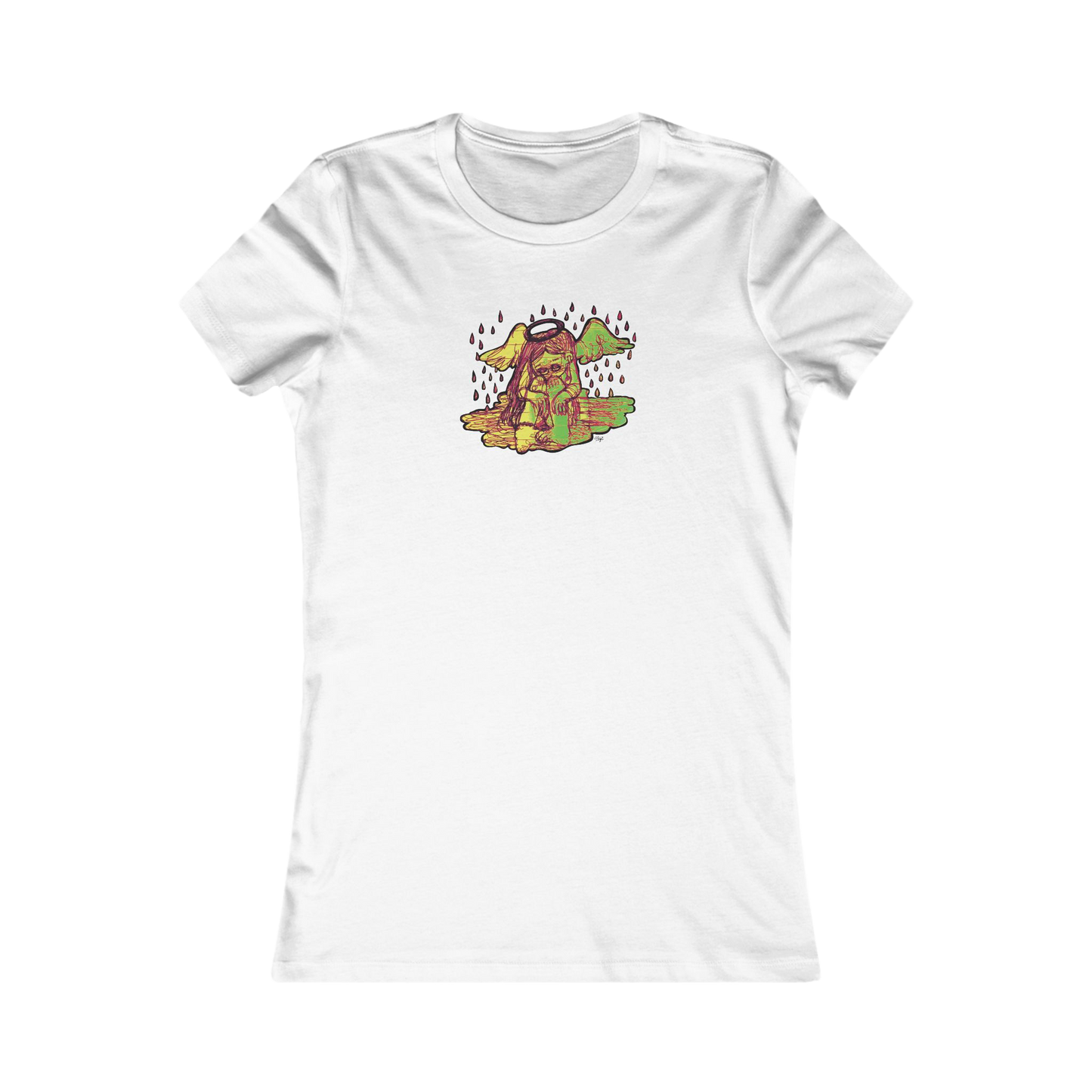 "INTIMACY ANGEL" (2019) Femme-Fit Cotton Crew Tee