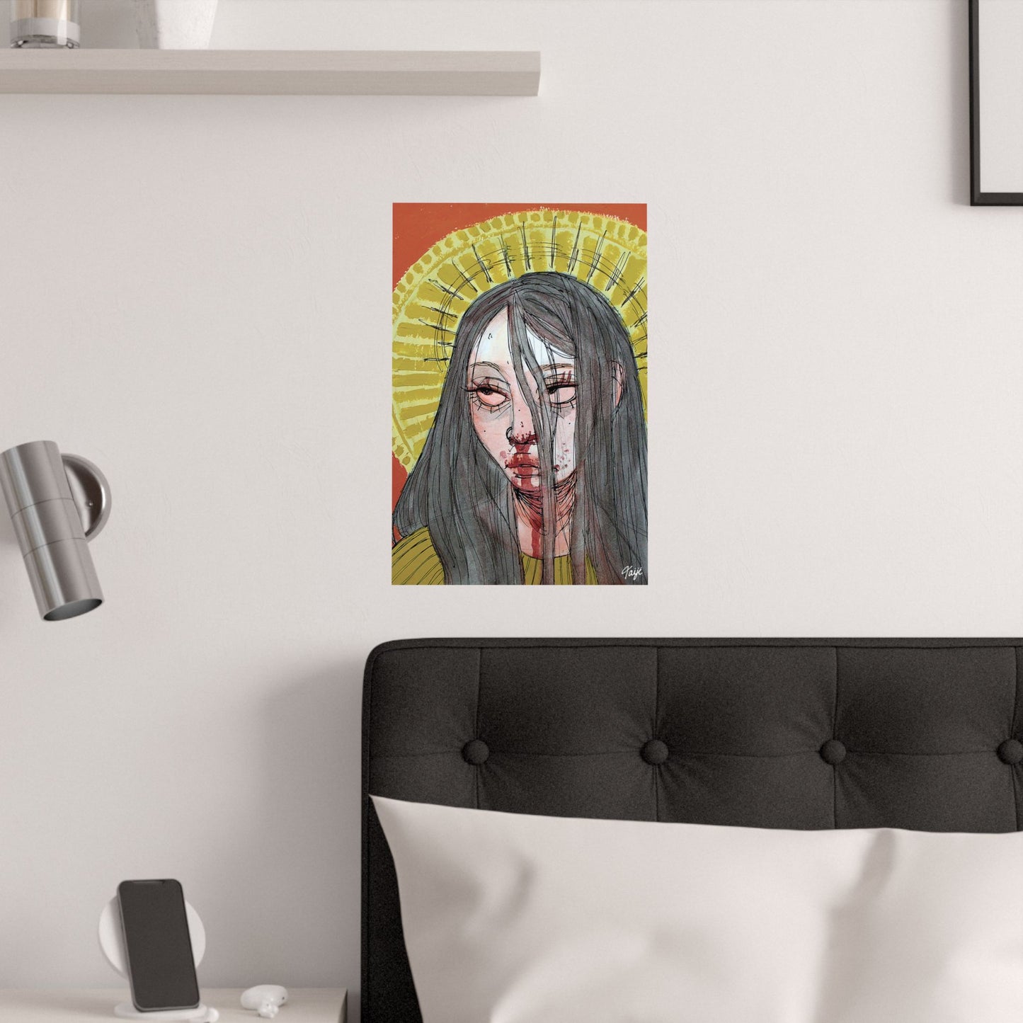 "FALSE IDOL" (2018) Satin Poster