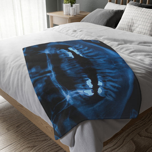 "NOVOCAINE" (2019) Velveteen Microfiber Blanket
