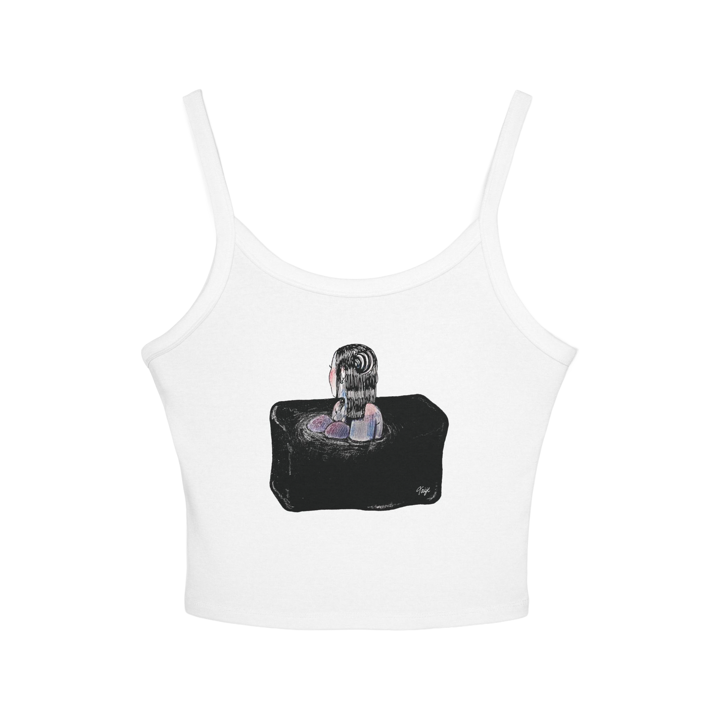 "SINK OR SWIM" (2018) Spaghetti Strap Tank Top