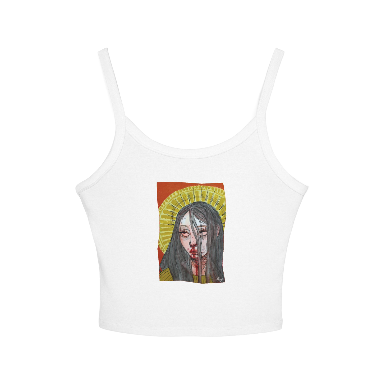 "FALSE IDOL" (2018) Spaghetti Strap Tank Top