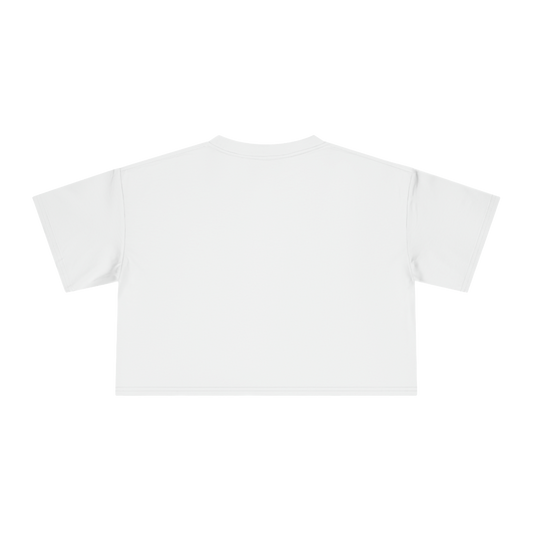 "ETCHING" (2017) Boxy Cropped Cotton Tee