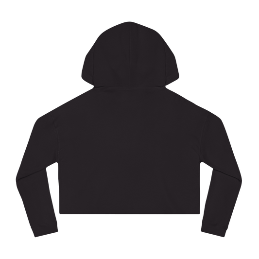 "SIN TITOLO" (2017) Boxy Cropped Cotton Hoodie