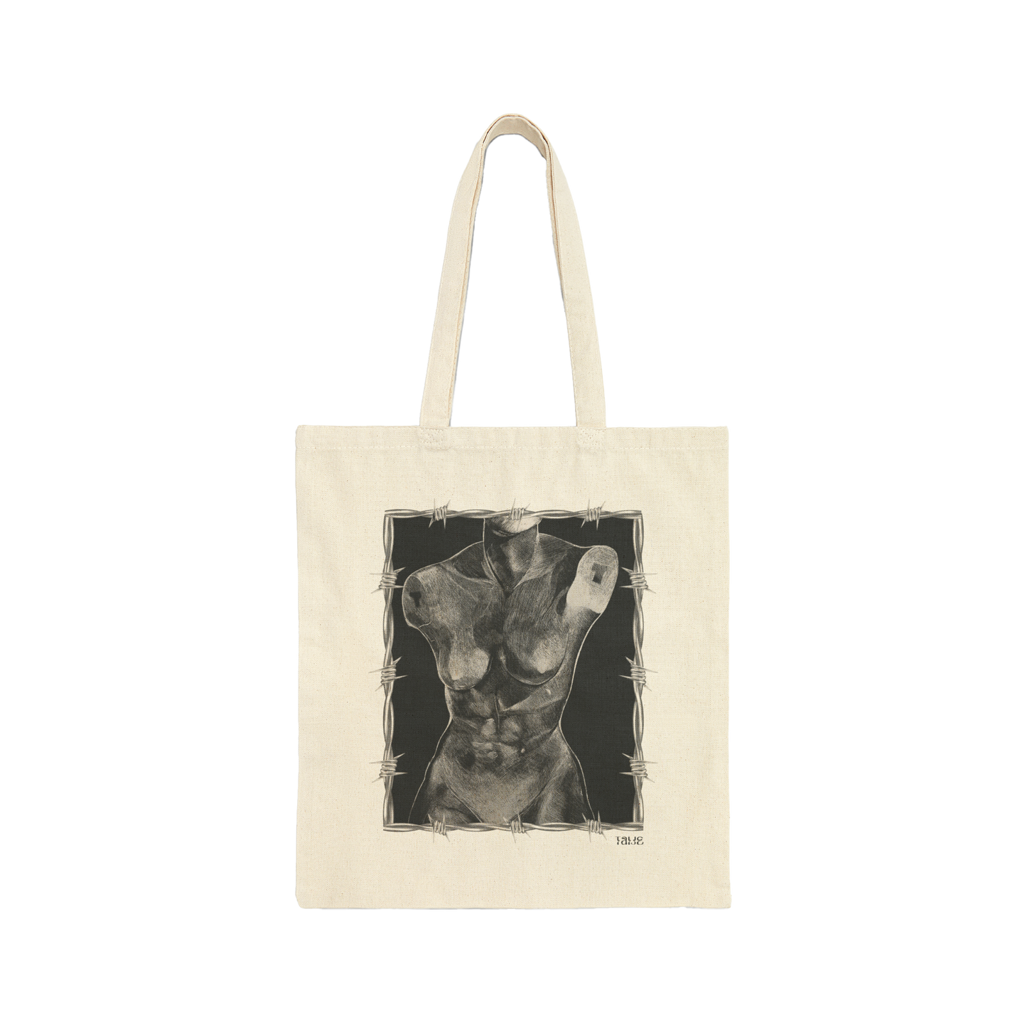 "ETCHING" (2017) Cotton Tote Bag