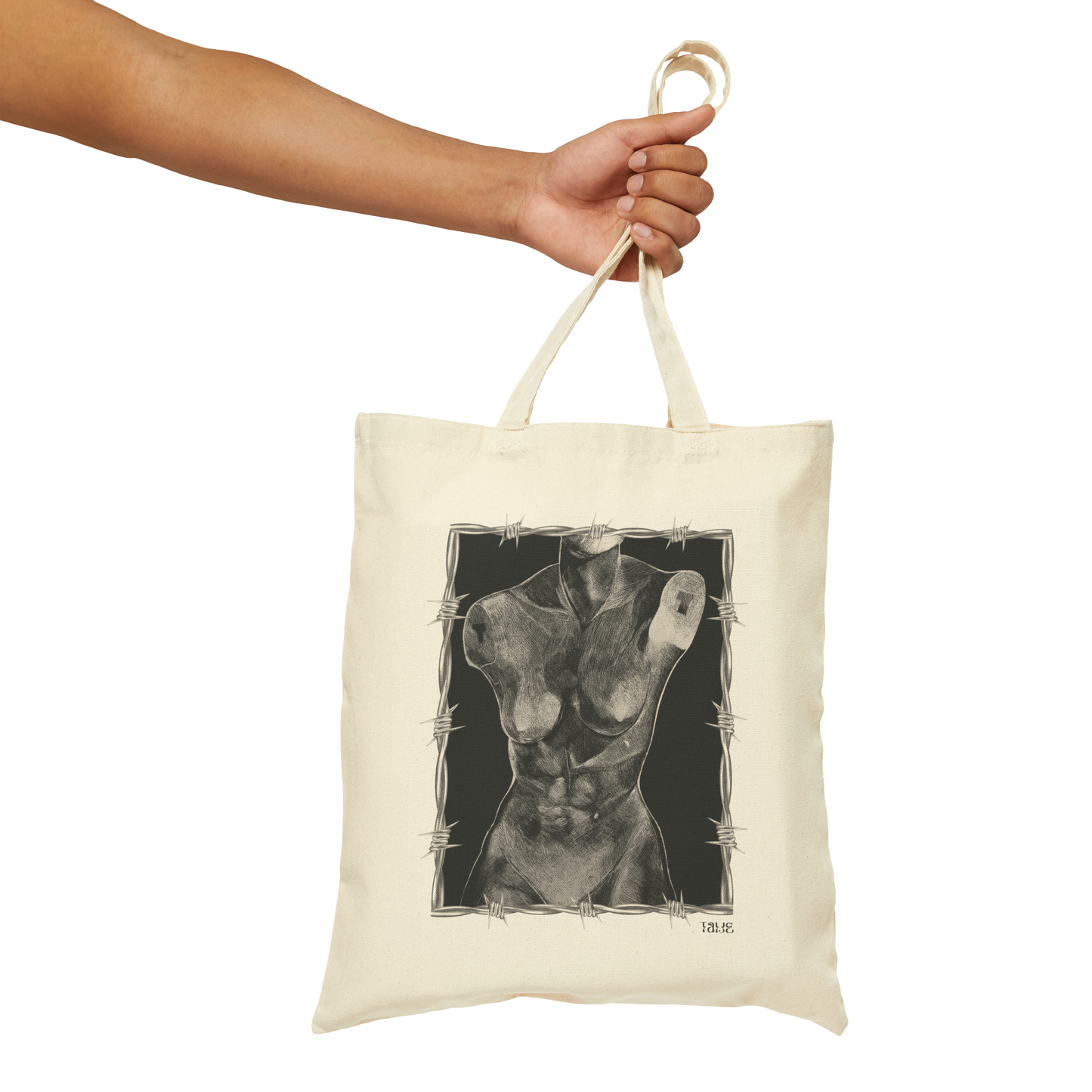 "ETCHING" (2017) Cotton Tote Bag
