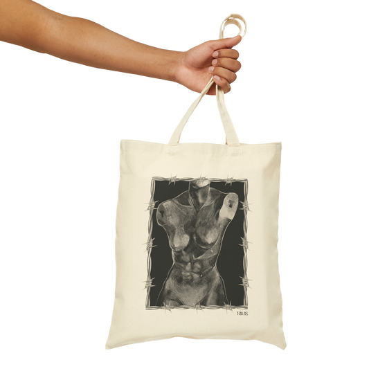 "ETCHING" (2017) Cotton Tote Bag