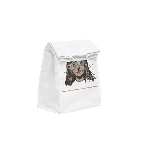 "MOMMY, PACK MY LUNCH" (2017) Polyester Lunch Bag