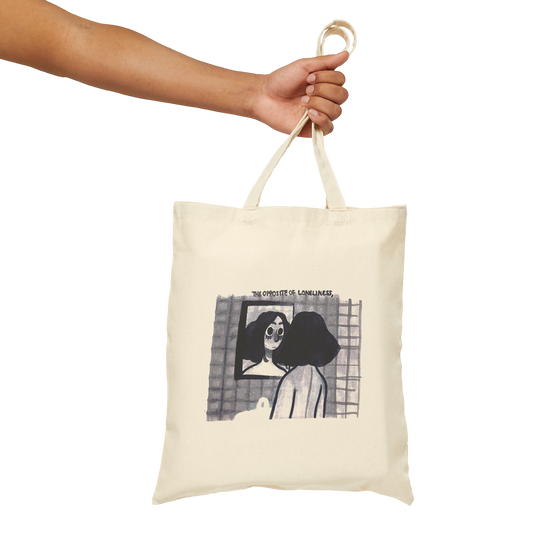 "THE OPPOSITE OF LONELINESS" (2018) Cotton Tote Bag