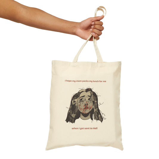 "MOMMY, PACK MY LUNCH" (2017) Cotton Tote Bag