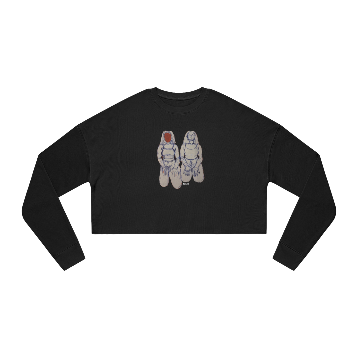 "SIN TITOLO" (2017) Boxy Cropped Long Sleeve