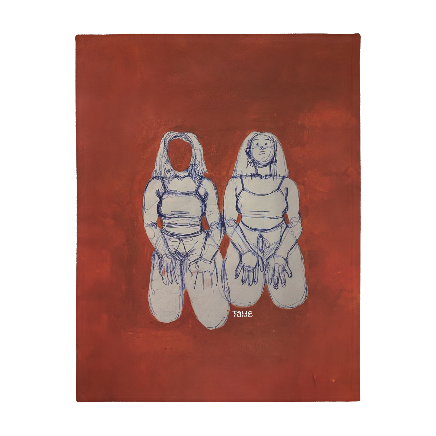 "SIN TITOLO" (2017) Velveteen Microfiber Blanket