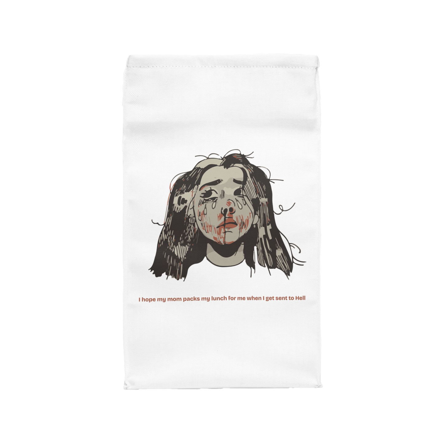 "MOMMY, PACK MY LUNCH" (2017) Polyester Lunch Bag