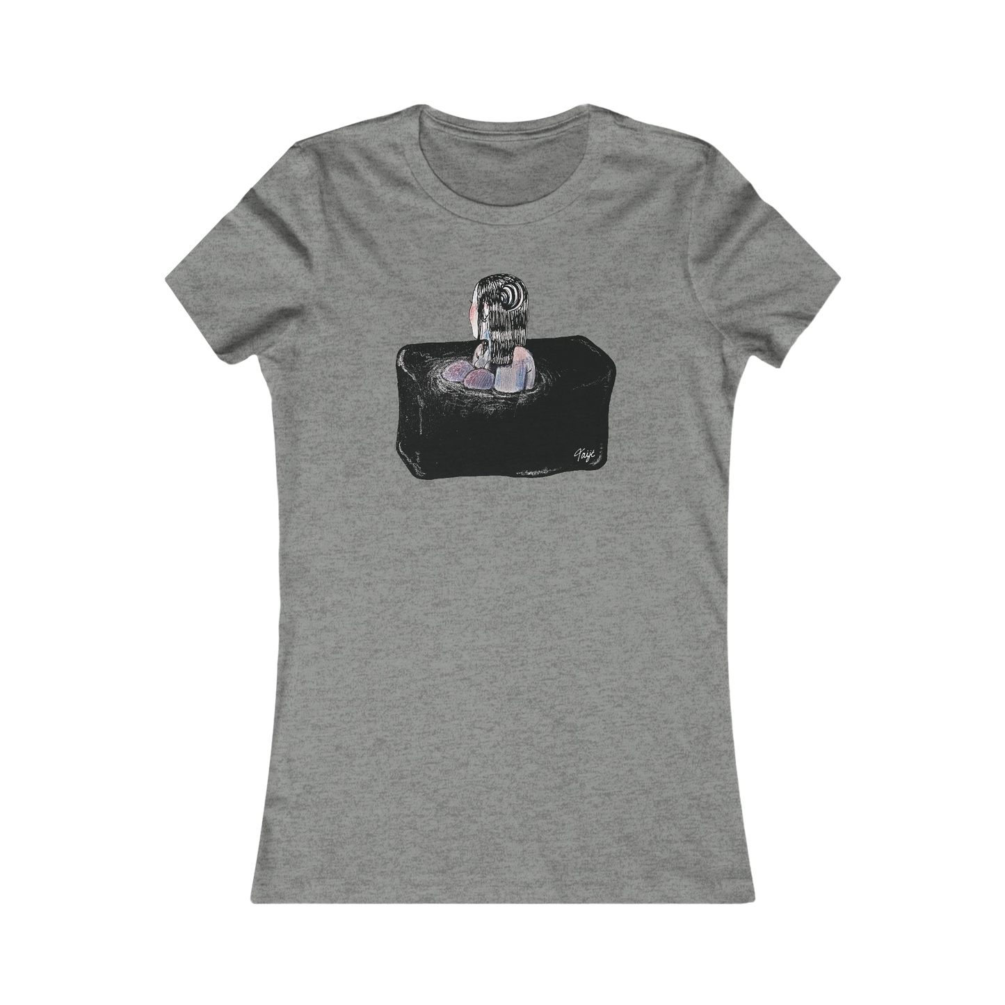 "SINK OR SWIM" (2018) Femme-Fit Cotton Crew Tee