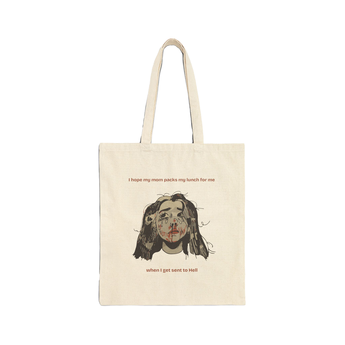 "MOMMY, PACK MY LUNCH" (2017) Cotton Tote Bag