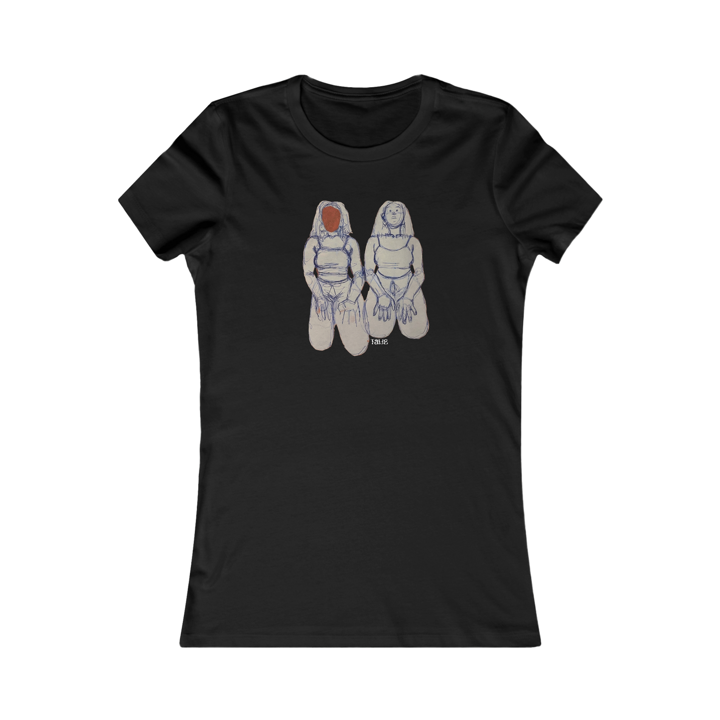 "SIN TITOLO" (2017) Femme-Fit Cotton Crew Tee